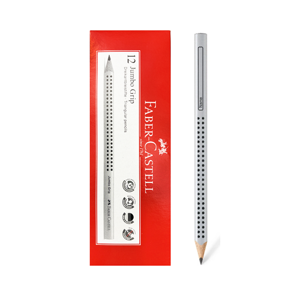 Lápiz Faber-Castell Grip 2001 Jumbo. Caja 12 u.
