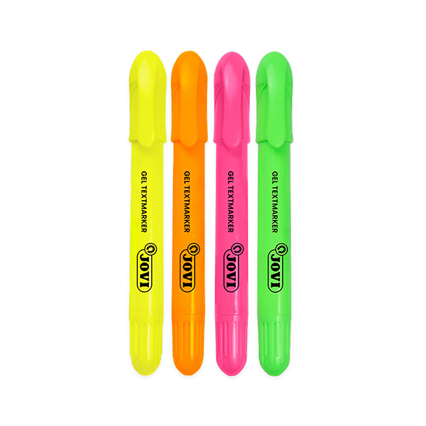 Jovi fluorescente gel. Estuche 4 u.