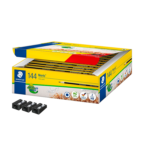 Kit escolar Staedtler Noris 144 u + 3 sacapuntas