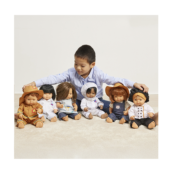 Set 6 conjuntos profesiones 38 cm
