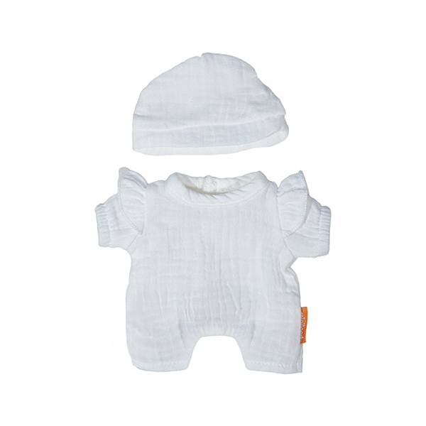 Pijama blanco gorro 21 cm