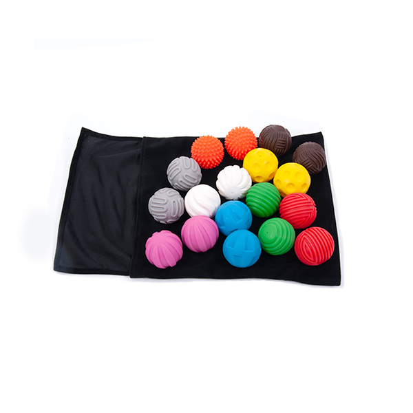 Pelotas diferentes texturas. Set de 18