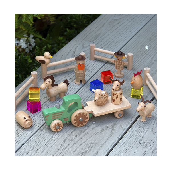 Set granja de madera