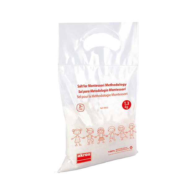 Sal para metodología montessori. 1,3 kg