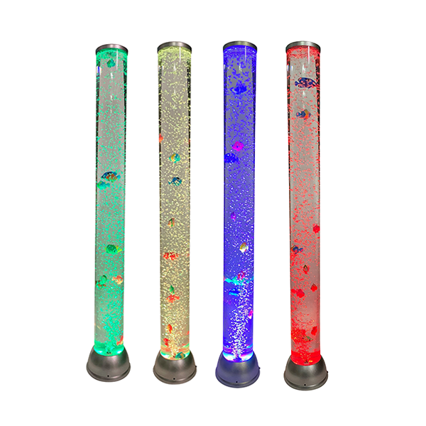 Tubo burbujas con peces 90 cm