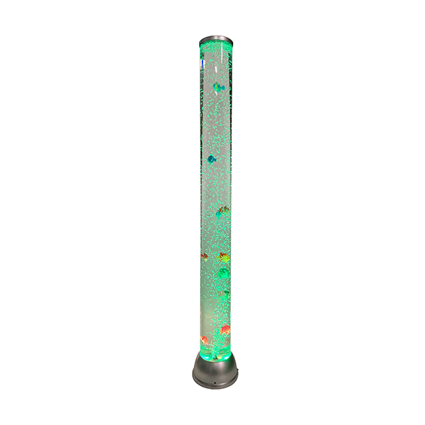 Tubo burbujas con peces 90 cm