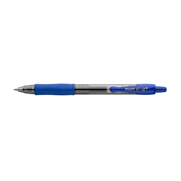 Bolígrafo gel Pilot G-2 Azul (12)