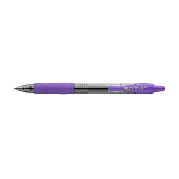 Bolígrafo ges Pilot G-2 Violeta pastel (12)