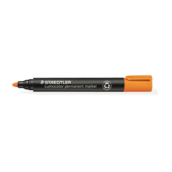 Rotulador Lumocolor Staedtler 352 Naranja (10)