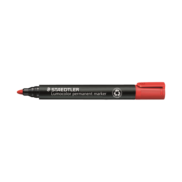 Rotulador Lumocolor Staedtler 352 Rojo (10)