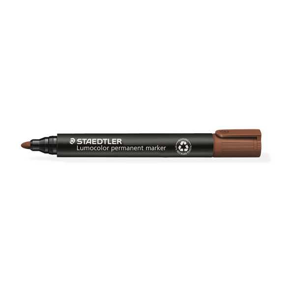Rotulador Lumocolor Staedtler 352 Marrón (10)