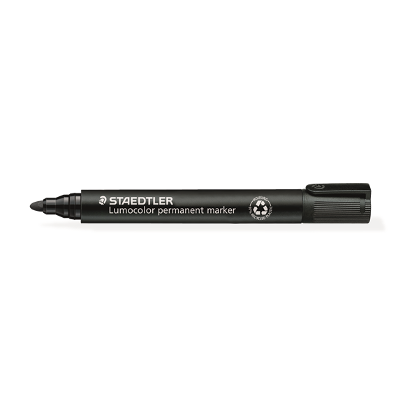 Rotulador Lumocolor Staedtler 352 Negro (10)