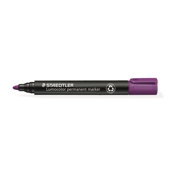 Rotulador Lumocolor Staedtler 352 Morado (10)