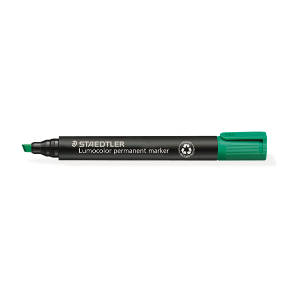 Rotulador Lumocolor Staedtler 350 Verde (10)