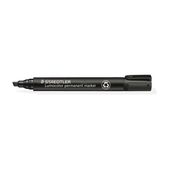 Rotulador Lumocolor Staedtler 350 Negro (10)