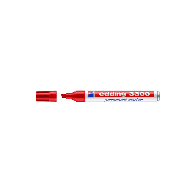 Rotulador Edding 3300 Rojo  (10)