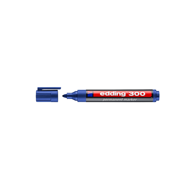 Marcador Edding 300 Azul  (10)