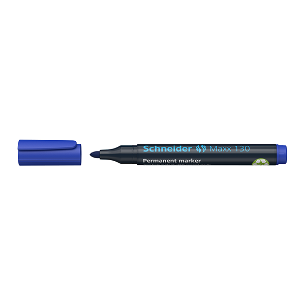 Marcador permanente Schneider Maxx 130 Azul (10)