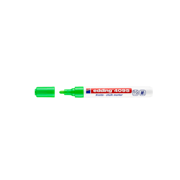 Rotulador cristal Edding 4095 Verde (10)