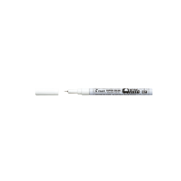 Rotulador Pilot Supercolor Fino SC-EF Blanco (12)