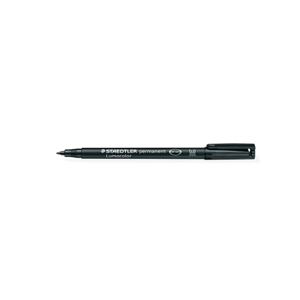 Rotulador Staedtler Lumocolor M 317 Negro (10)