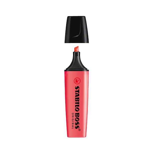 ¿Marcador Stabilo Boss original Rojo 70/40 (10/50)
