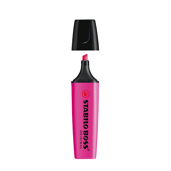 Marcador Stabilo Boss original Rosa 70/56 (10/50)