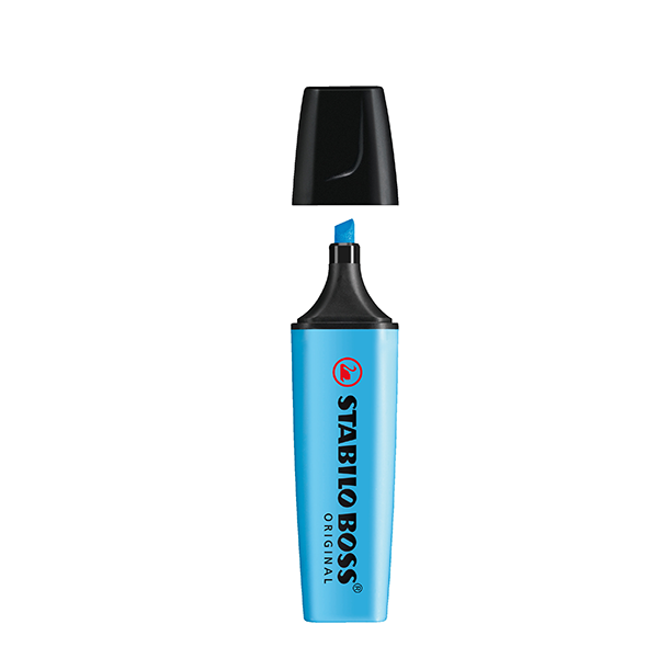 Marcador Stabilo Boss original Azul 70/31 (10/50)