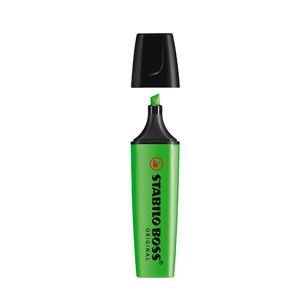 Marcador Stabilo Boss original Verde 70/33 (10/50)
