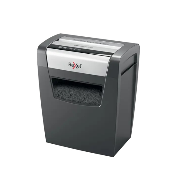 Destructora Rexel Momentum X312 negro/plata