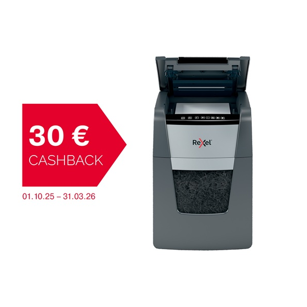 Destructora Optimum Auto+ 100X EU autoalim. Negro