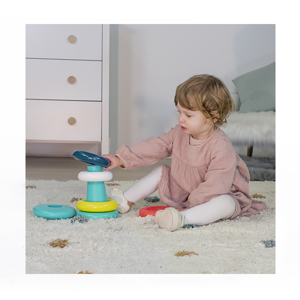 Rodillo anillos apilables sensorial