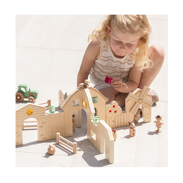 Set granja de madera