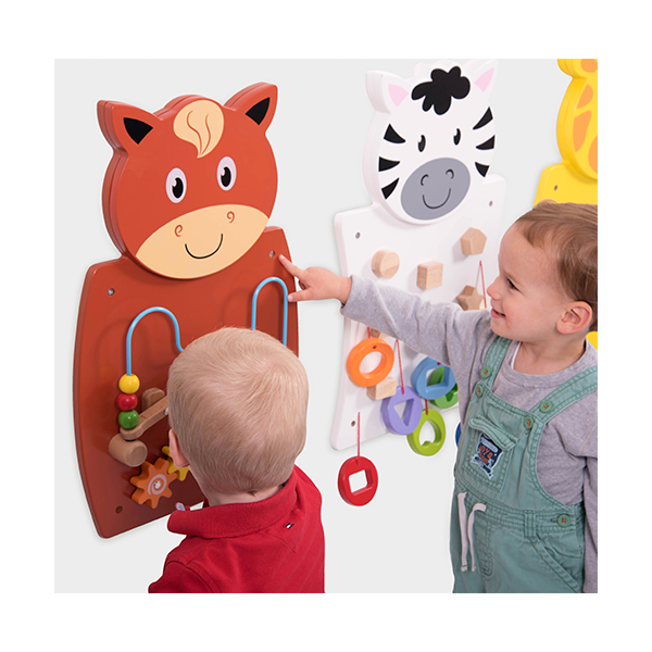 Juego 3 paneles pared con actividades