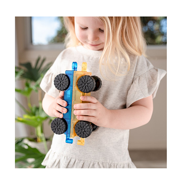 Coches arcoíris Connetix. Pack 2 u.