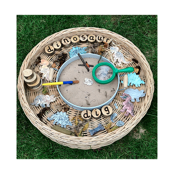 Bandeja mimbre Ø60 cm