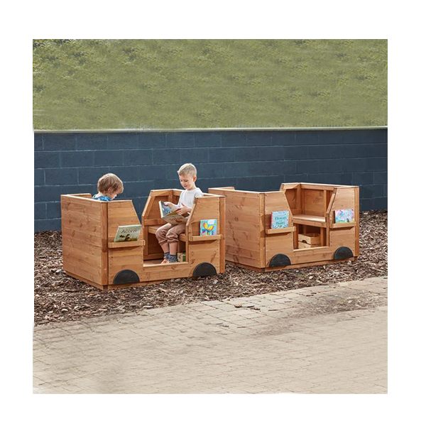 Vagón de tren de lectura. Pack de 2