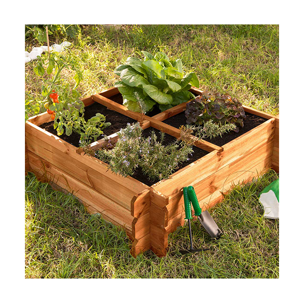 Huerto cuadrado Natur Square 80x80x30 cm