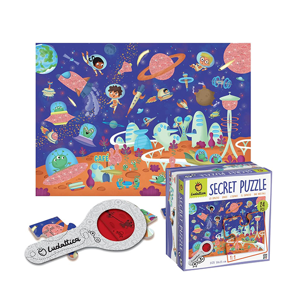 Secret puzle, el espacio