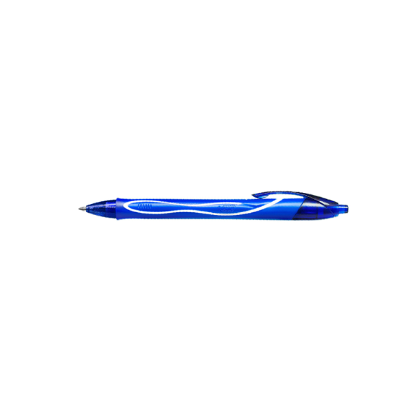 Bolígrafo Bic Gel-ocity Quick Dry Azul (12)