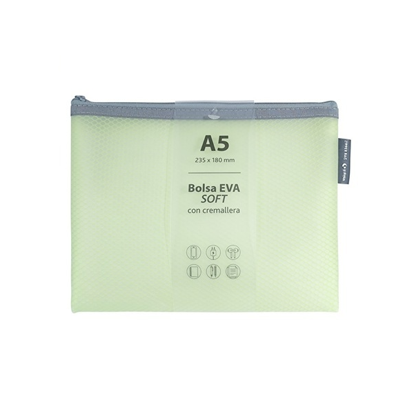 Bolsas cremallera eva-bag a5 verde (20)