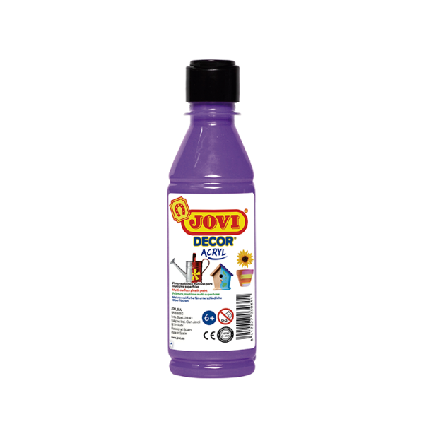 Pintura multiuso Jovidecor 250 ml. Violeta