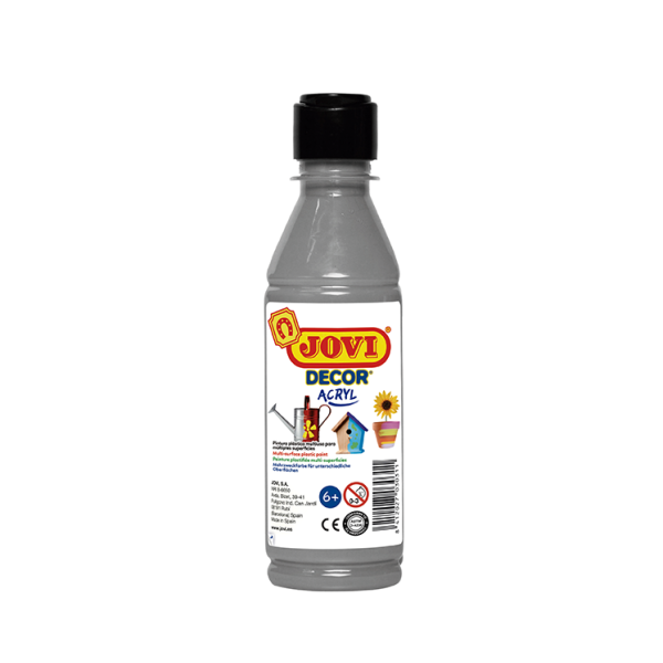 Pintura multiuso Jovidecor 250 ml. Plata